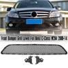 W204 Передний бампер Нижняя решетка решетки для Mercedes Для Benz C-Class для AMG W204 2008-2014 Передние нижние гоночные решетки Сетчатая решетка