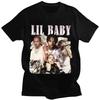 Hip Hop Rapper Lil Baby Graphic Print Unisex Clothing Tee Shirt Homme New short sleeve Round Neck Printing Pullover TShirt 50384