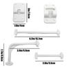 RV T-Style Door Holder Catch Entry Door Catch T-Shaped Entrance Latch With Screws Exterior Door Hold Hook & Keeper Versatile RV
