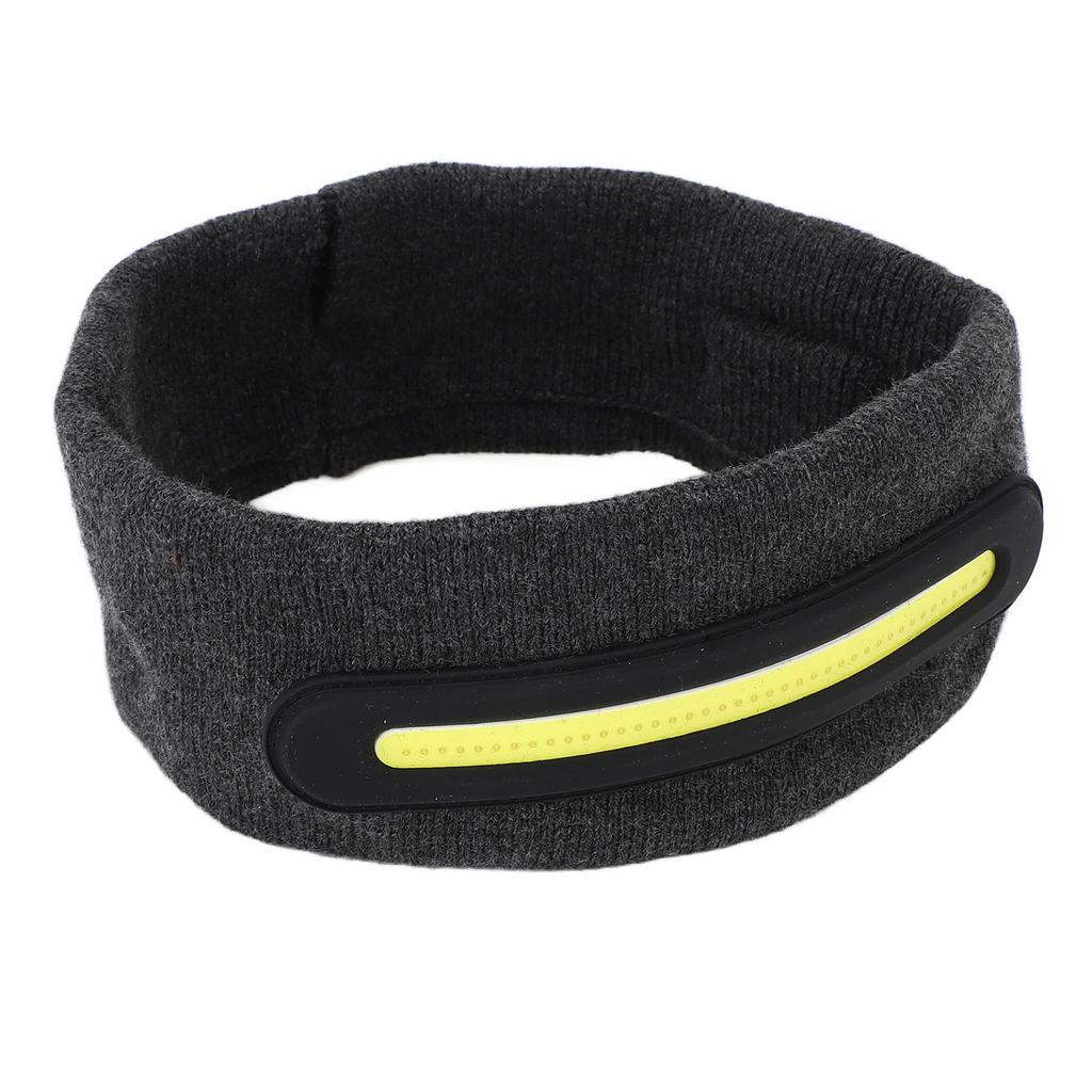 Светодиодная повязка на голову, перезаряжаемая, поглощающая пот, на лоб, светодиодная подсветка, спортивная повязка на голову для ночей на открытом воздухе