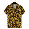 Mens Designer Clothing 3D Print Shirt Oversized Summer 2025 Travel Hawaii Beach Hawaiian Harajuku Pattern Camisa Masculino Lapel