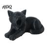 Детализированное collectible-украшение для кошек, 3D-печать, реалистичная плюшевая текстура, фигурки, черное, цельное