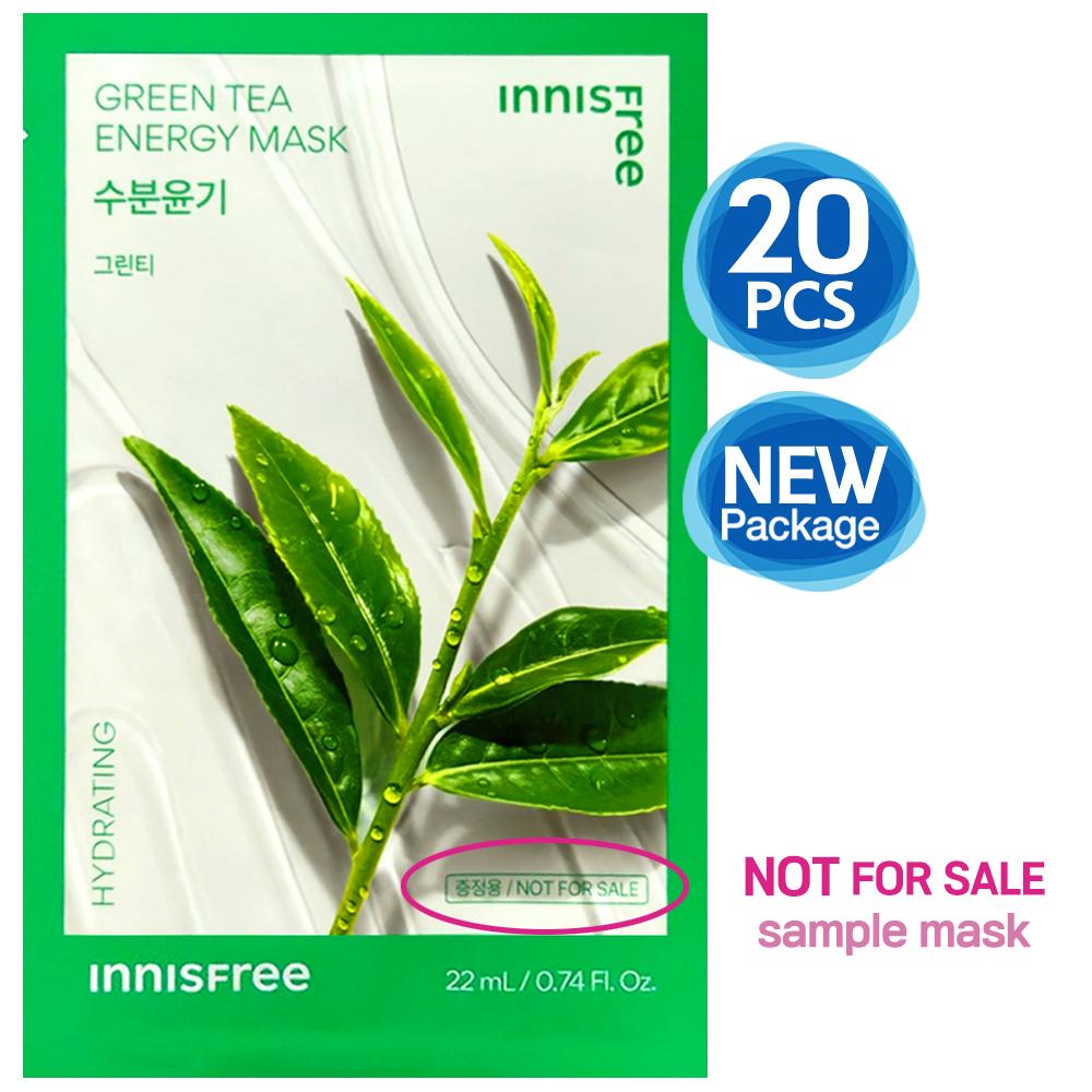 10pcs_[INNISFREE] Energy Mask 22mL (Green Tea) Sample
