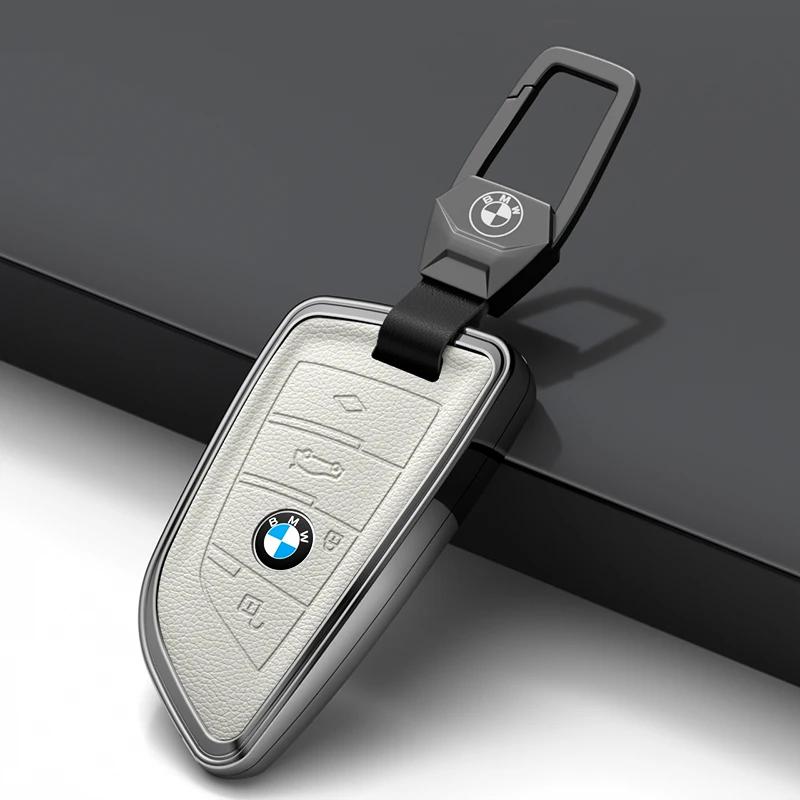 Car Key Case for BMW 216i F46 X1 X2 X3 X5 X6 GT 2 5 6 7 Series 3 4 Buttons Smart Keyless Remote Control Fobs Protector Cover UG6