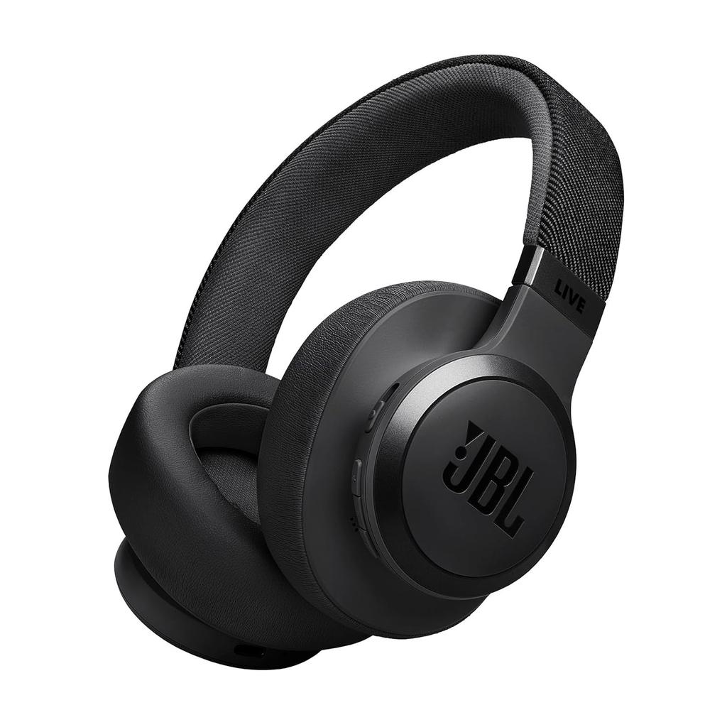 JBL LIVE 770 NC стиль дизайн гибридное шумоподавление Bluetooth-совместимые многоточечные накладные наушники черные JBLLIVE770NCBLK