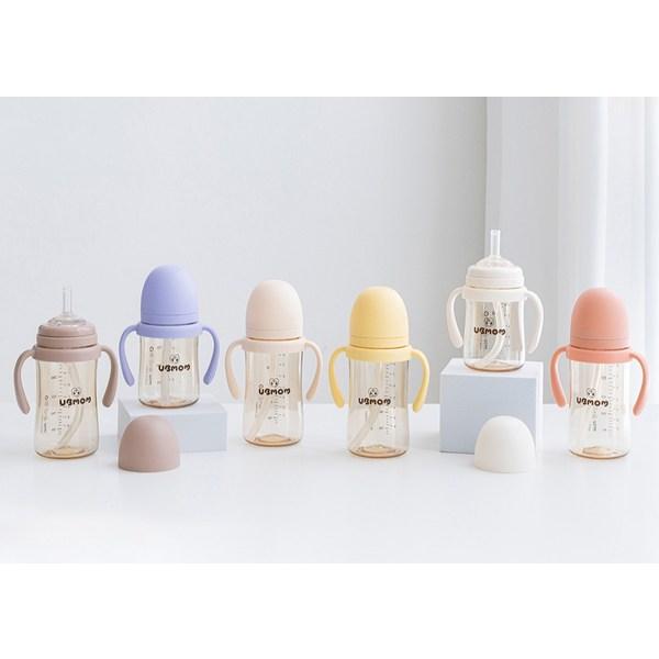 UBMom Baby Signature PPSU Соломенная чашка 280мл, 1 шт, йогурт