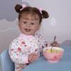 27 Inch Happy Smile Reborn Baby Dolls Toddler Cloth Body Hand Paitning Rooted Hair Newbron Doll Toys For Kids Birthday Gifts