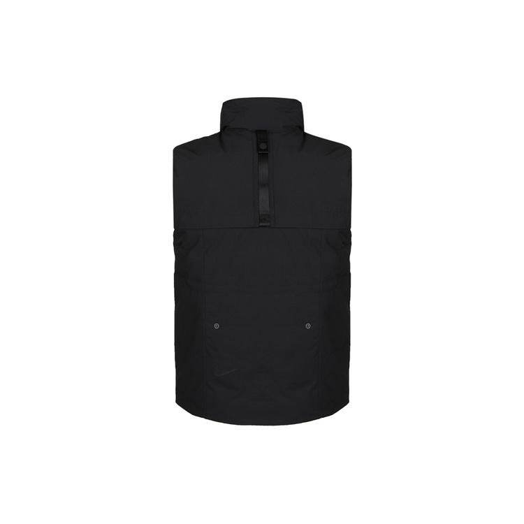 Nike SPORTSWEAR TECH PACK Vests Men's Black Stand Collar Thickened Workwear CU3767-010