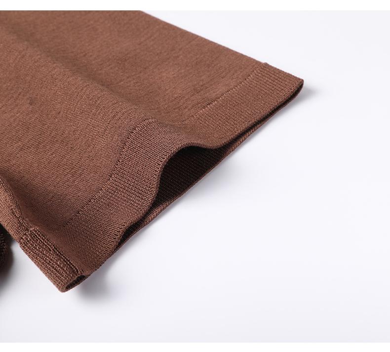 [Containing Mulberry Silk] [Artistic Jacquard] Jovo Summer Breathable Men's Fashion Short Sleeve Polo Shirt