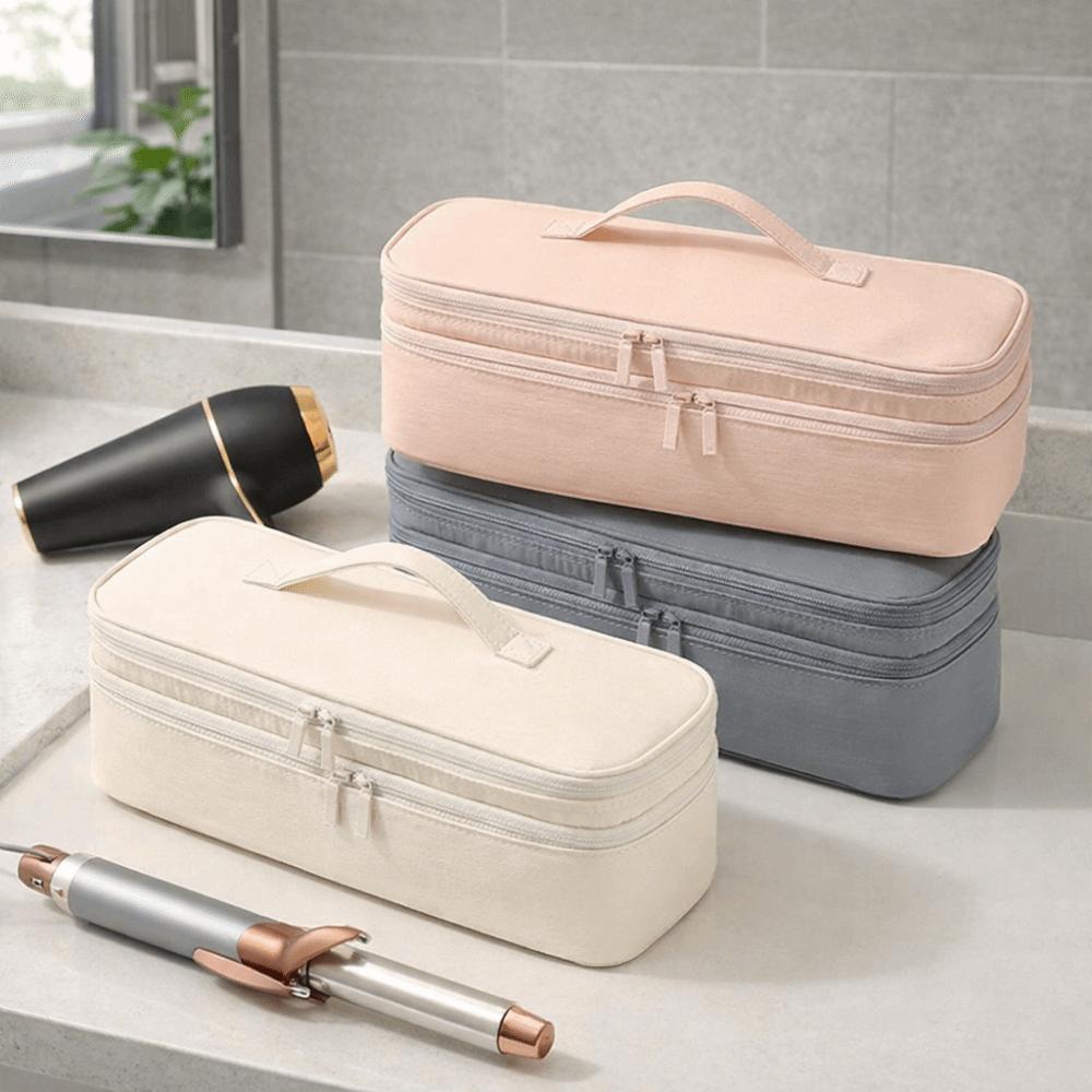 Large Capacity Hair Dryer Storage Bag Nylon Curling Iron Storage Bag Beauty Tools Storage