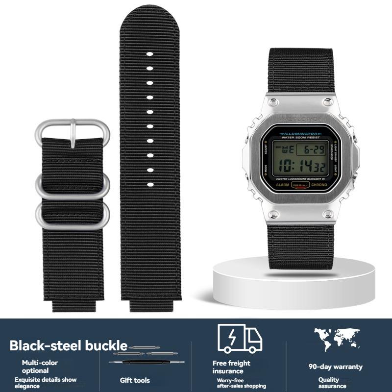 16-мм нейлоновый холщовый ремешок для Casio G-SHOCK GW6900/DW5600/GW-B5600/GM-5600/GA110/GA 2100, сменный ремешок для часов для активного отдыха