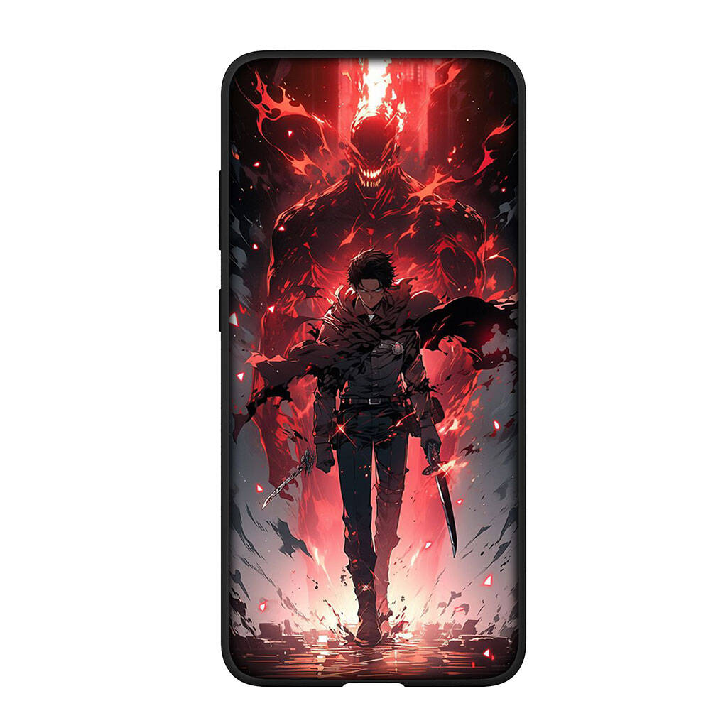 Для iPhone 17 16 15 Xiaomi Poco F7 F8 X7 C85 C75 C71 M8 Redmi Note 14 13 12 11 Pro Max 14C 13C 15C A3 A4 Чехол для телефона Леви Эрен Йегер Атака титанов