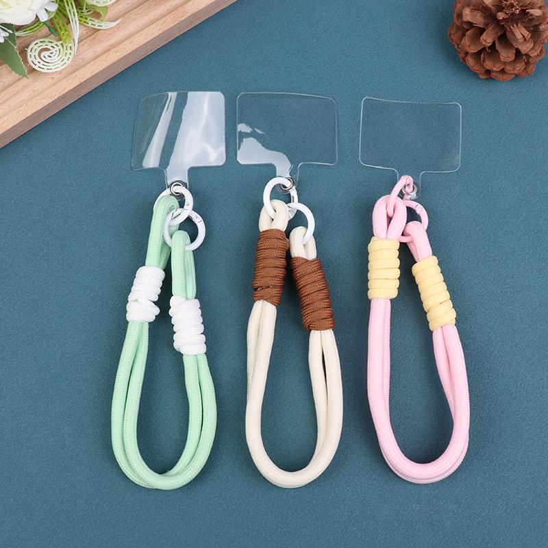 Телефонный шнурок Универсальный персонализированный ремешок на запястье Короткий ремешок для мобильного телефона Портативная сумка-брелок для ключей Цепочка для мобильного телефона с защитой от потери