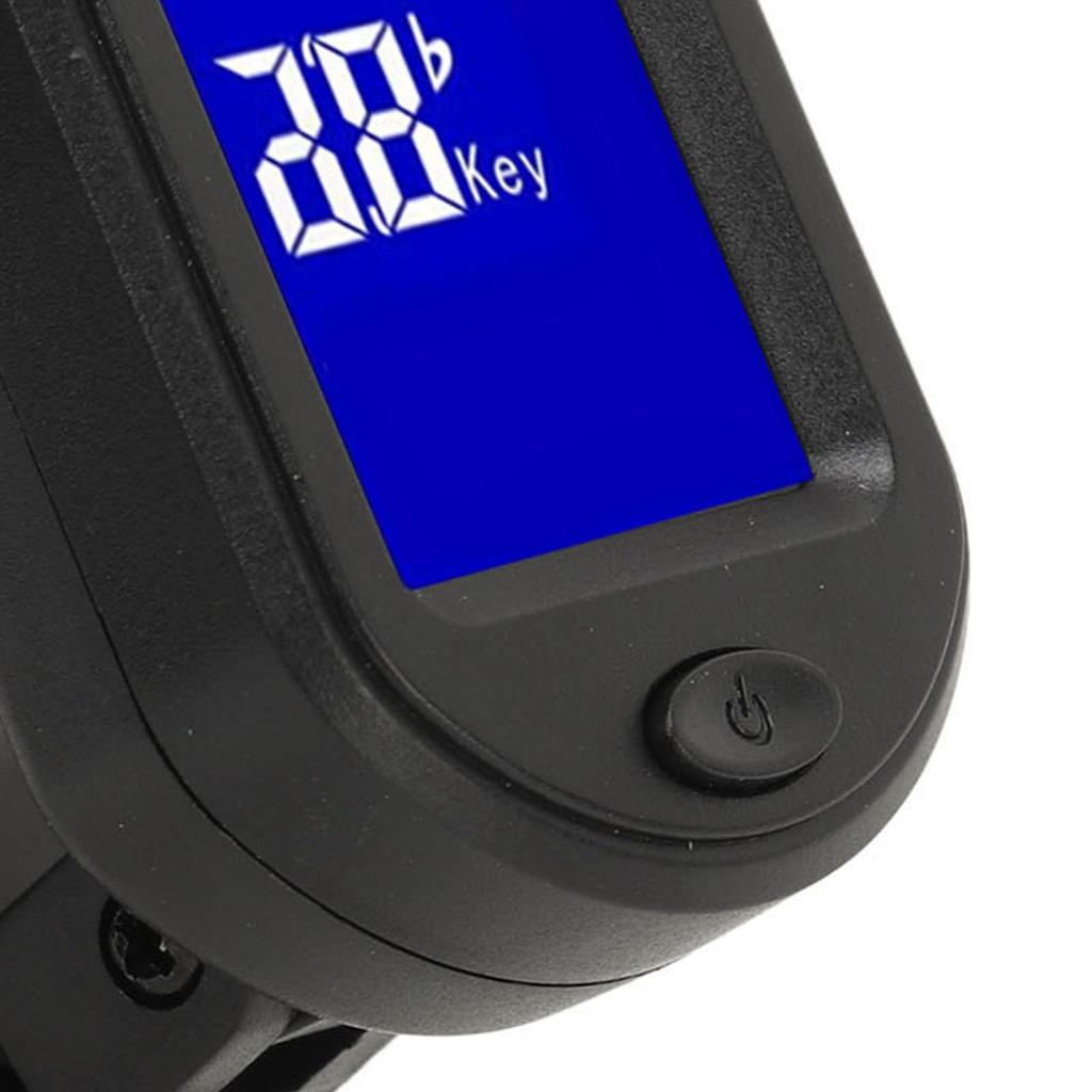 Тюнер Цифровой электронный тюнер зажимного типа Простое в использовании устройство настройки ABS Erhu Гитара/Бас/Укулеле/Скрипка/Хроматическая (Флейта Кусё)