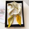 Luxury Design Silk Scarf Women Fashion Print Square Scarves Echarpes Curled Foulards Femme Wrap Bandana Hijab Foulard Gift