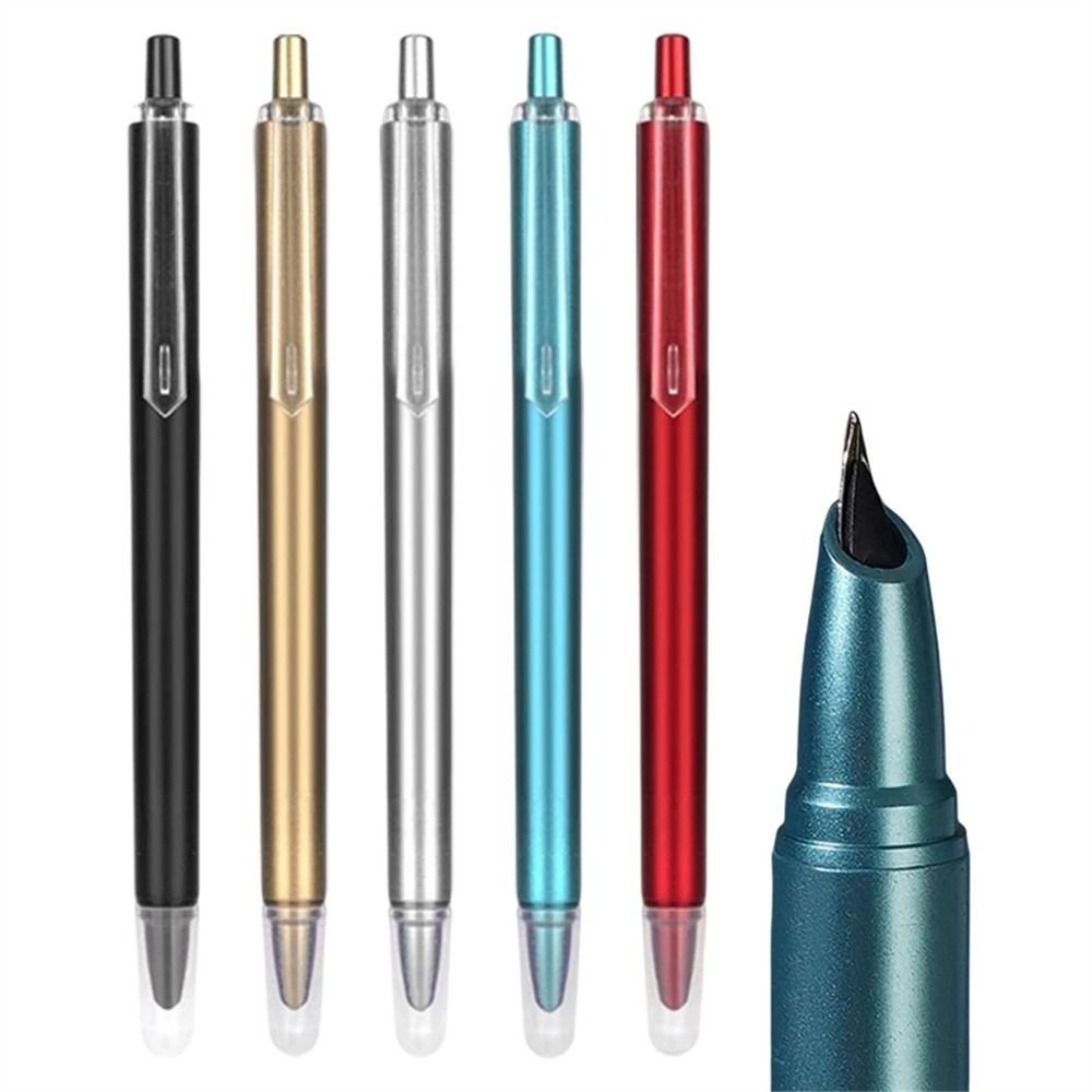 Business 0.38mm Stationery Signature Pen Retractable Fountain Pen Press Fountain Pen Fountain Pen