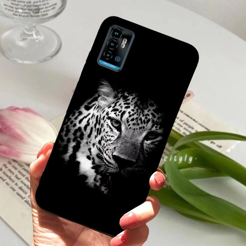 Case For ZTE A71 Coque A 71 Marble TPU Soft Silicone Funda Phone Case For ZTE Blade A71 a71 Shockproof Animals Cover Capa Bumper