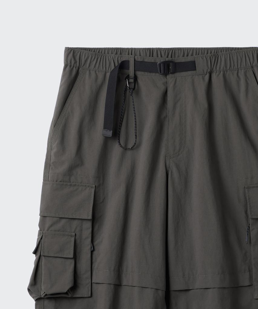 MUSINSA STANDARD [City Leisure] Belted Multi-Pocket Cargo Pants [Mud Grey]