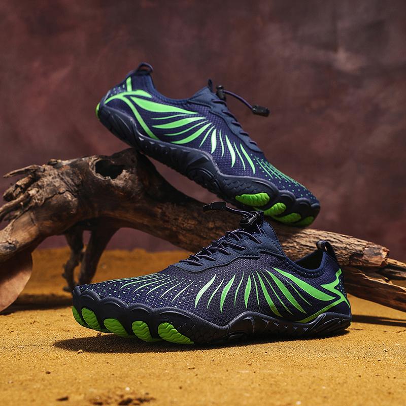 Модная водная обувь женская мужская быстросохнущая пятипалая босиком новая уличная для ходьбы вверх по течению плавания акваобувь летние пляжные кроссовки 2025