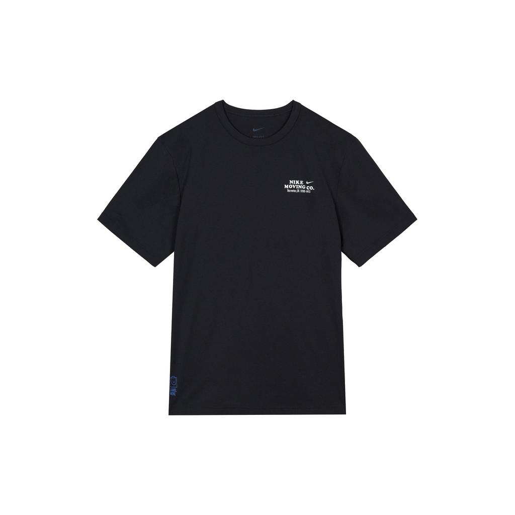 Nike T Shirts Men's Black Crew Neck Moderate Straight Fit DX0907-010