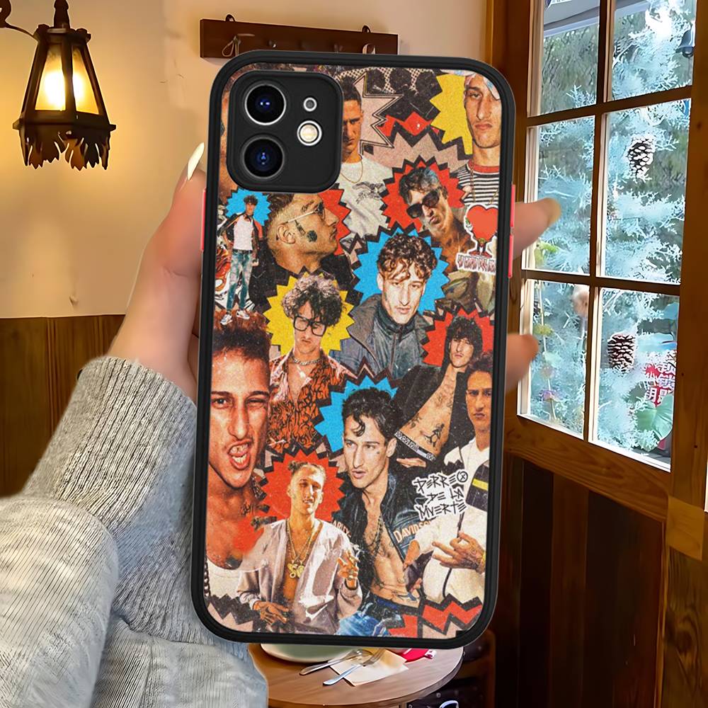Рэпер Y-Yung Чехол для IPhone 11 12 13 14 15 16 Pro Max Plus X XS MAX Ударопрочный Матовый Задний Чехол