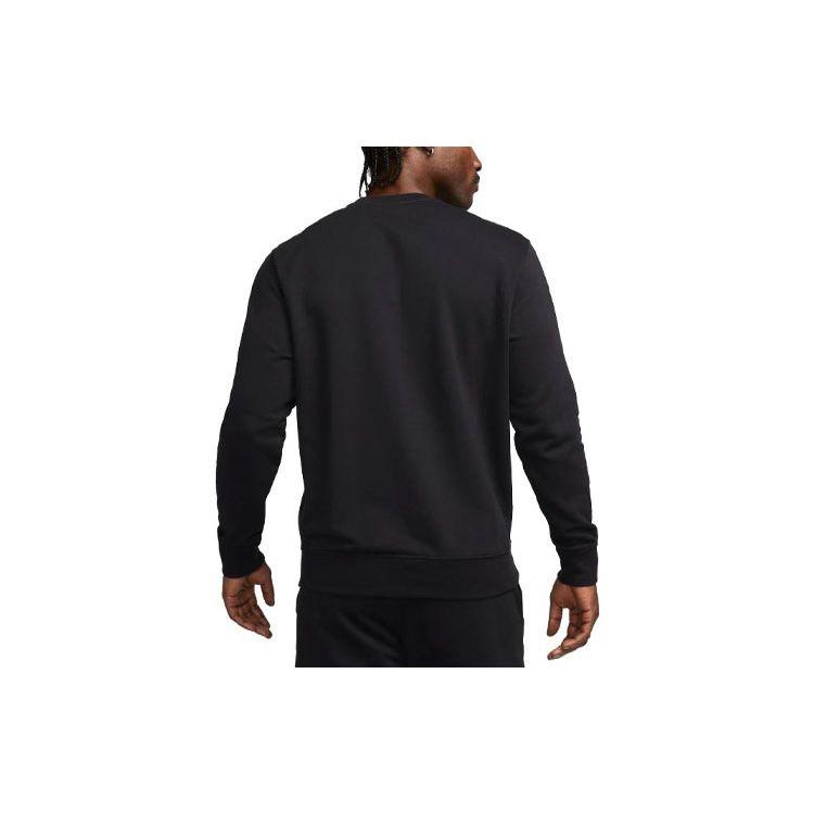 Nike Club Logo Embroidered Crewneck Sweatshirt Men sweatshirt Black FB7684-010