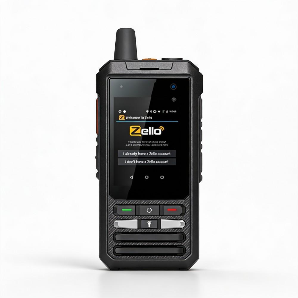 Водонепроницаемая рация ZELLO POC 4G IP68 Глобальная национальная рация для сетей общего пользования, мобильная наружная рация