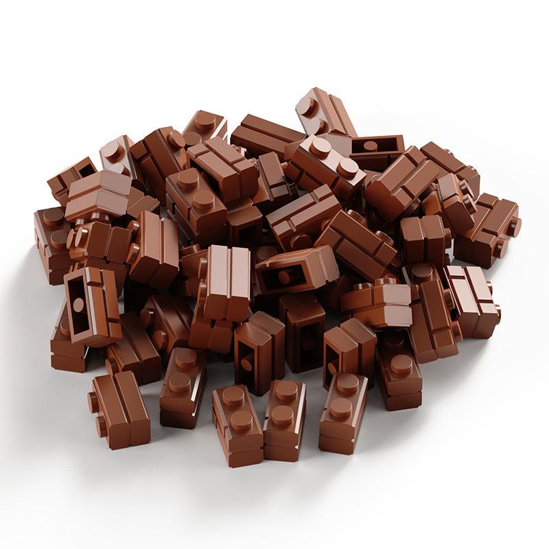 Игрушка Конструктор Стеновой Кирпич Строительная Стена Аксессуары для Конструкторов Запасные Части 1X2 Стеновой Кирпич