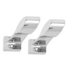 2PCS Stanchion Hand Rail Fitting 316 Stainless Steel Mirror Polishing Rustproof for Boat Yacht Marine