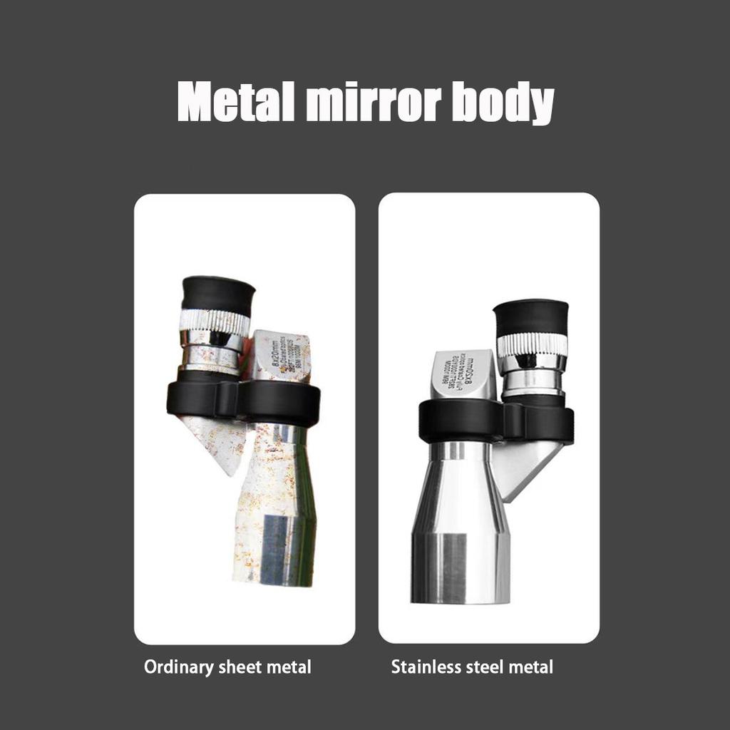 8x20 HD мини-карманный монокуляр ночного видения с зумом, уличный портативный телескоп для охоты, кемпинга, альпинизма, походов, наблюдения за птицами