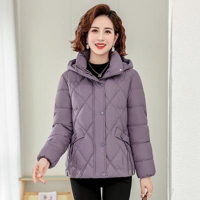 2025 зимняя утолщенная и теплая пуховая куртка женская короткая хлопковая куртка в зарубежном стиле свободная новая стеганая куртка