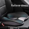 Эргономичная подушка для автомобильного сиденья снимает давление, улучшает осанку, мягкая текстурная подушка для сиденья для работы и вождения