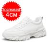 Увеличивающие рост мужские кроссовки, увеличивающие рост, внутренняя высота, увеличивающая рост на 8 см, теннисные мужские спортивные туфли, увеличивающие рост, высокое качество, большой размер 46