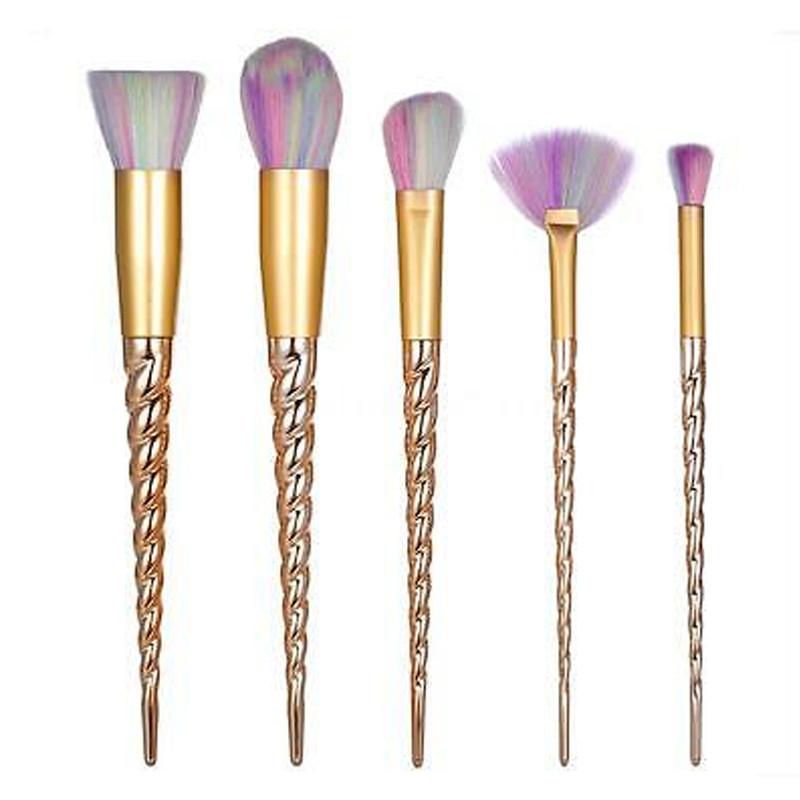 10pcs Female Unicorn Makeup Brushes Set Thread Contour Eyeshadow Powder Brush