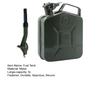 5L Metal Gas Can Spill Proof Fuel Container with Spout And