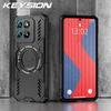 KEYSION Термозащитный чехол для Motorola G86 5G G57 G67 Power Магнитное охлаждение Ударопрочный чехол для телефона для MOTO G100 G15 G75 5G
