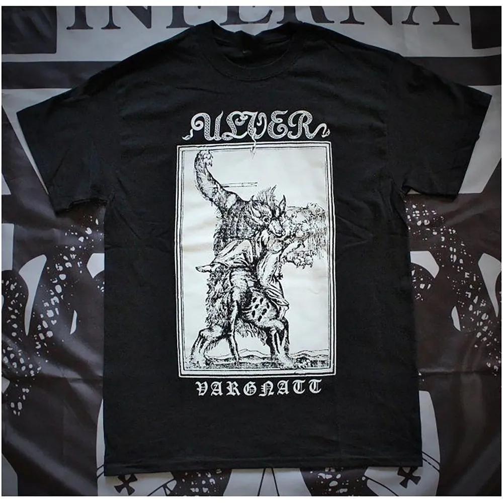 Unisex Short Sleeve Crew Neck Cotton T Shirt Rare Collection Ulver Band