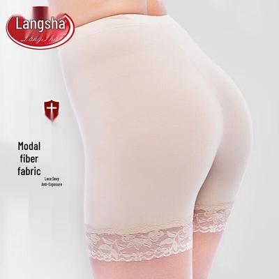 Женские кружевные бесшовные защитные шорты