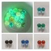 10pcs/pack Non-porous Fish Tank Glass Ball Glow in The Drak Transparent Crystal Beads  Parent-child