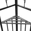Gazebo with Double Roof & LED String Lights 3x4 m Taupe