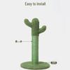 Cactus Cat Climbing Tree and Scratcher with Sisal Posts and Bed