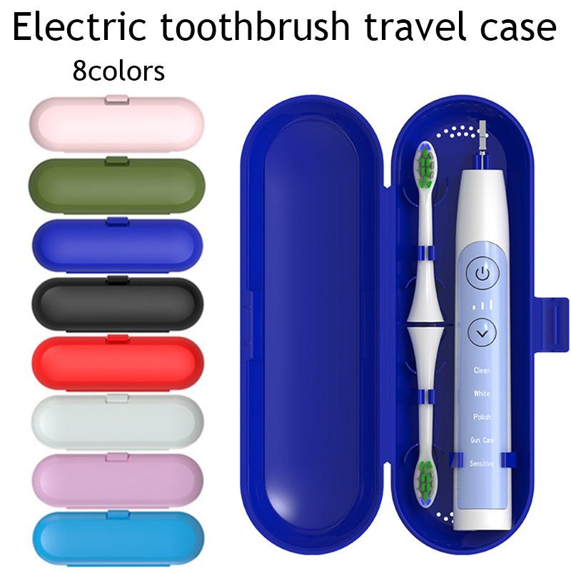 Портативный дорожный чехол для ручки электрической зубной щетки Oral B, Хранение, Высококачественный пластик, Пылезащитная крышка, Футляр-держатель для зубной щетки