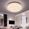 35W LED Ceiling Light with Starry Sky Effect, Suitable for 6-8 Tatami Mats, White, Warm White, and Daylight, Perfect for Living Rooms, Entryways,