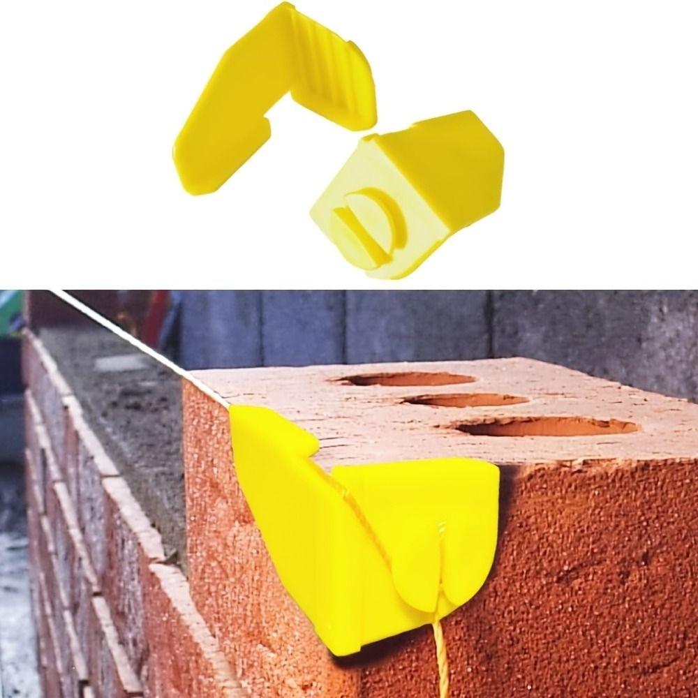 2Pcs Sturdy Builders Line Anchor Plastic Brick Line Anchor Masonry Tool Bricklaying