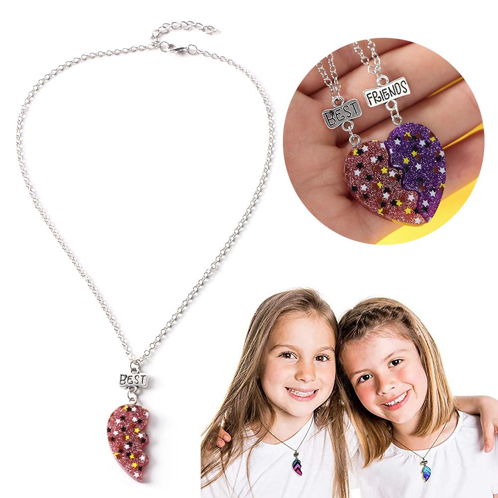 Trendy Fashion Magnet Creative BFF Necklace Friendship Jewelry Friendship Necklace Gift