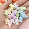 10pcs Candy Shape Jewelry Accessories Loose Beads for Bracelet Earring Making 11.2*21.4mm Plated Color DIY Acrylic
