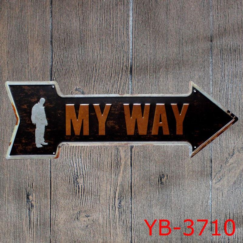 Arrow ,Special -Shaped Tin Painting ,Tin Sign ,Retro Home Explosives ,Theme Restaurant ,Bar Decoration