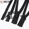 Meetee 5# 8# 10# Пластиковая молния 60-200 см для палаток, двусторонняя, ремонт, швейные аксессуары