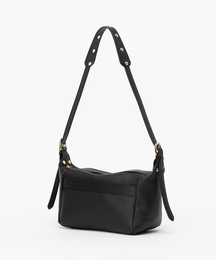 Jina In Ny Lucy Sling Cross [Black Leather]