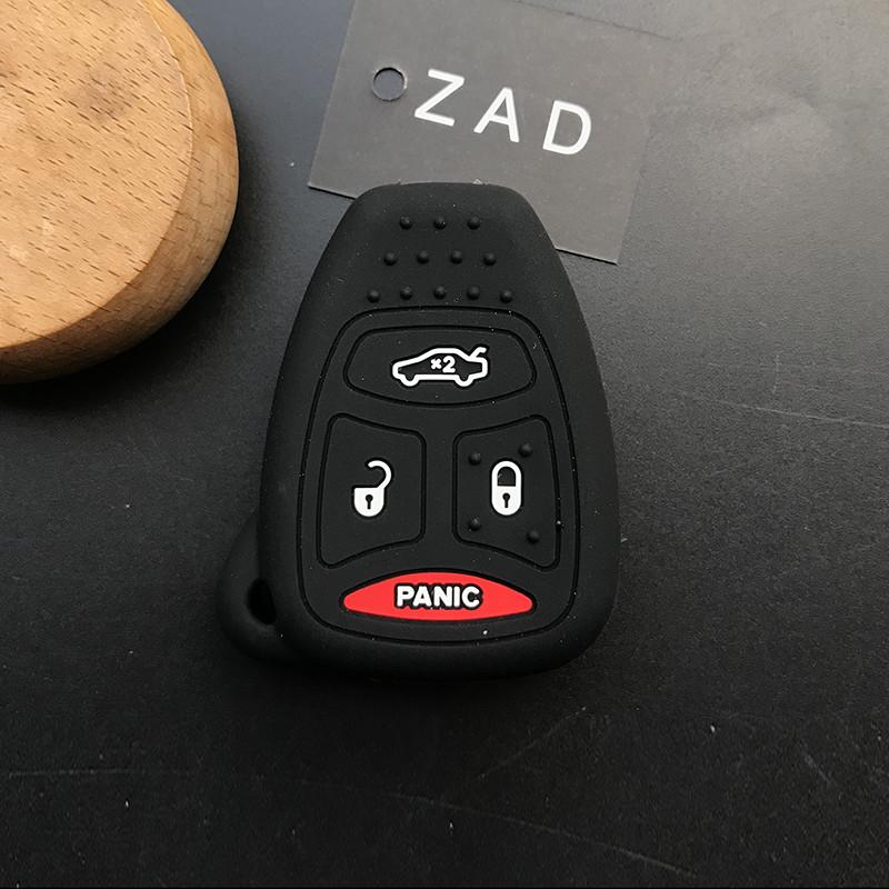 Силиконовый чехол-держатель для ключей ZAD для JEEP wrangler cherokee Chrysler Liberty Pacifica Sebring Aspen Magnum Charger защитить ключ